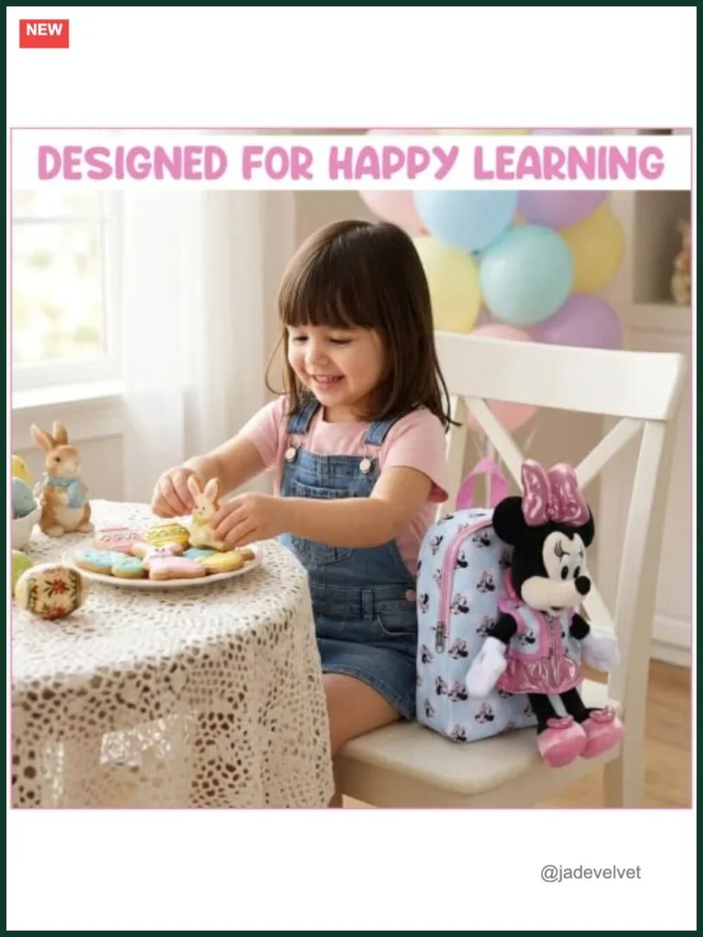 Disney Minnie Mouse Preschool Backpack with Plush Toy